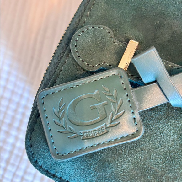 Green Suede Women's Bag - Picture 2 of 10